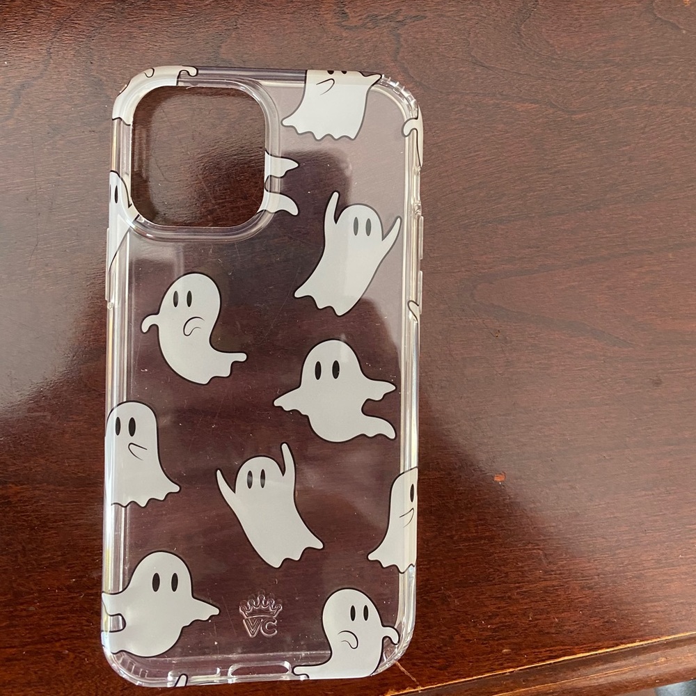 NEW Velvet Caviar ghost clear iPhone 12 case